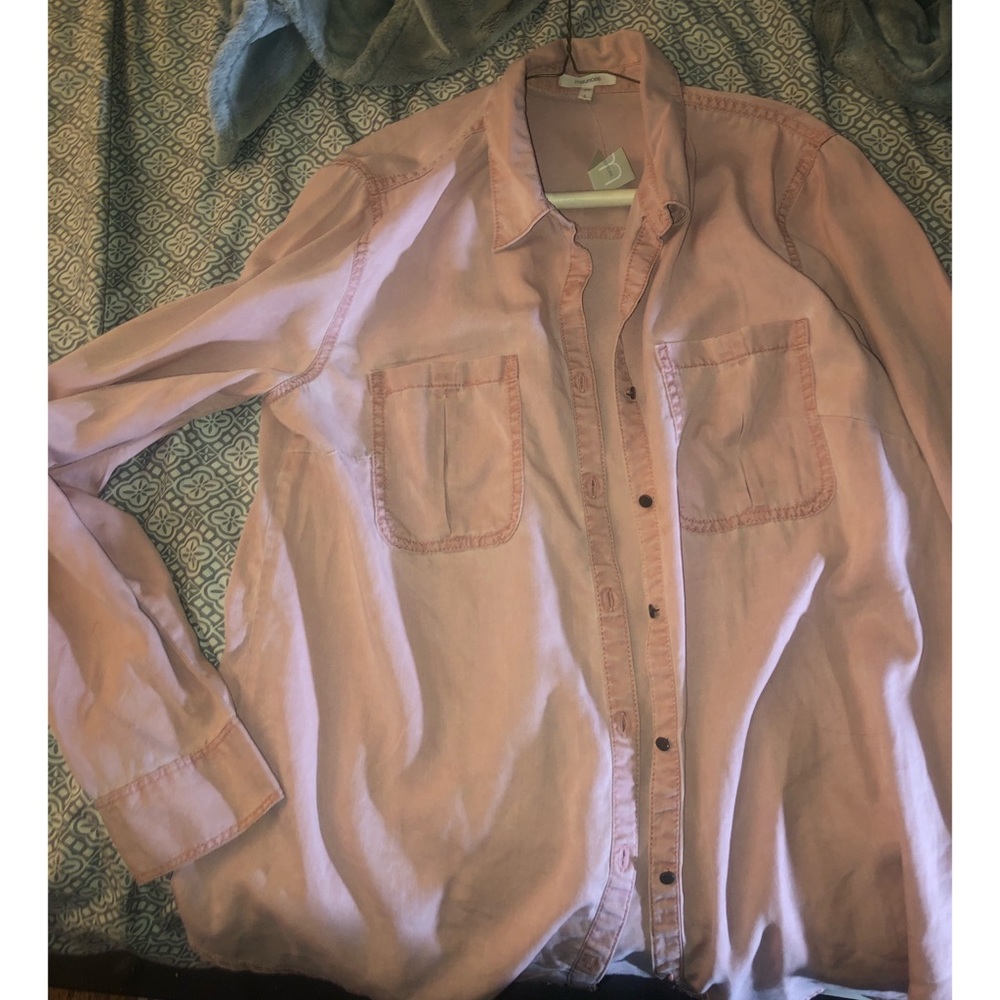 Light Pink soft button down